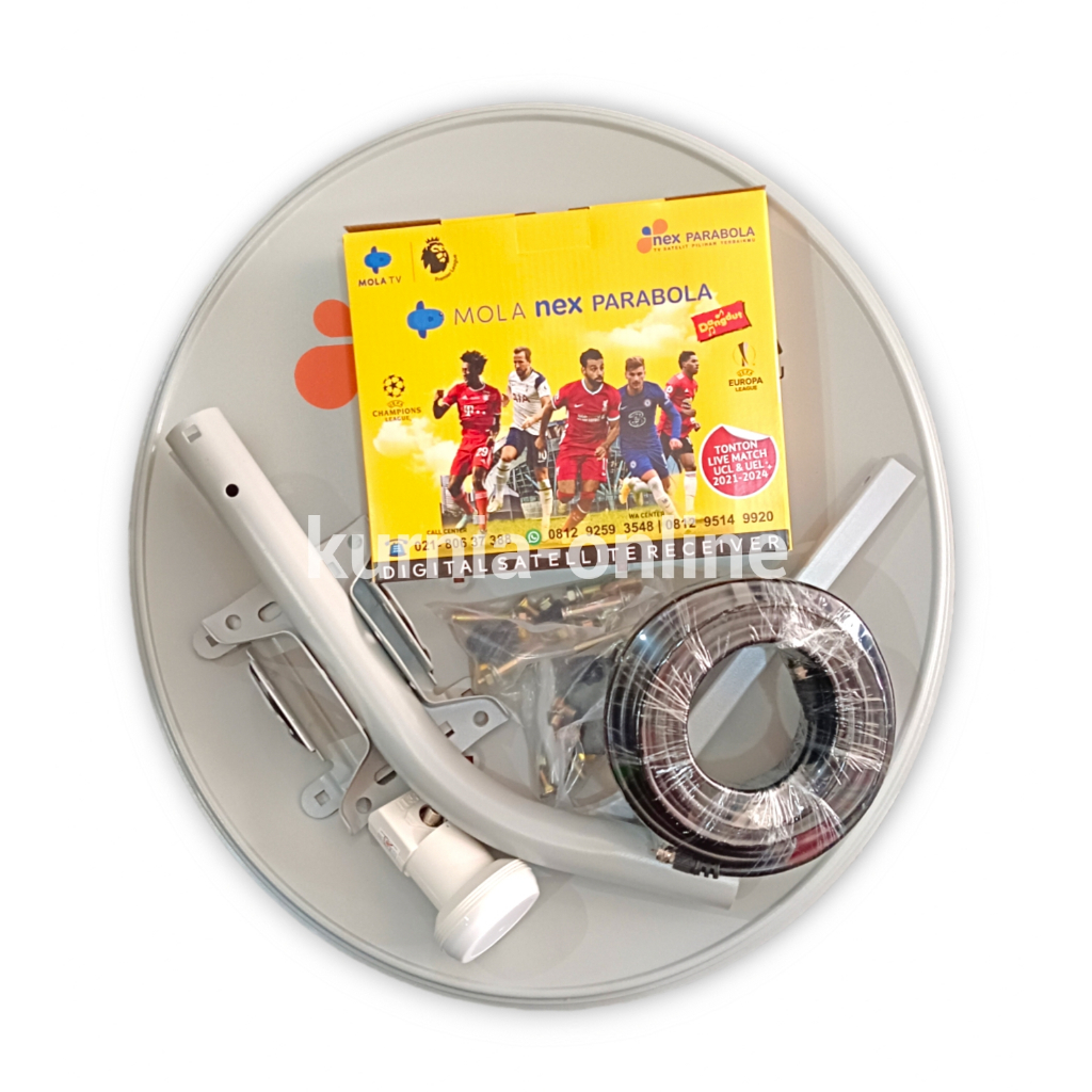 Parabola mini odu 45cm kuband paket receiver nex parabola