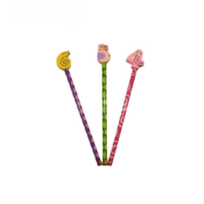 

Pensil + Penghapus Lucu