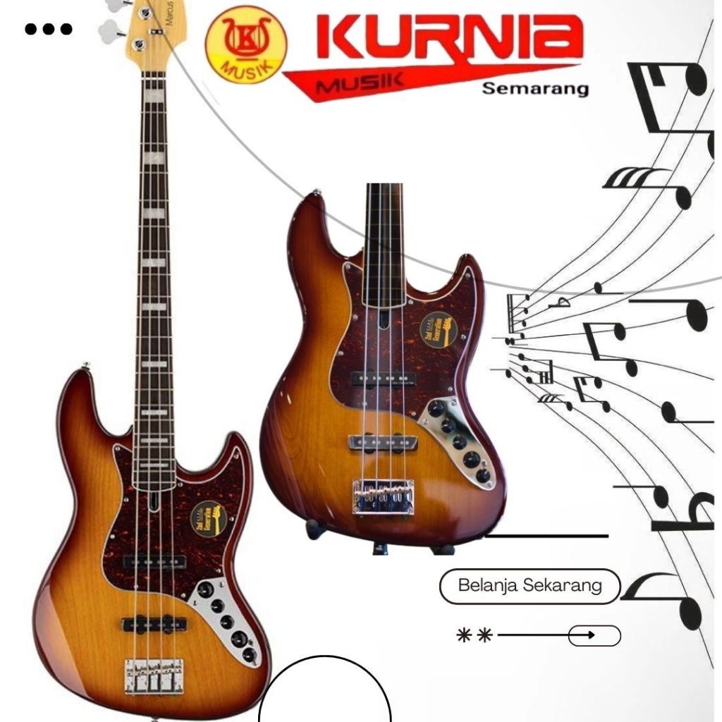 Sire Marcus Milller V7/V-7/V 7 - ALDER 4 String Bass Elektrik Sunburt