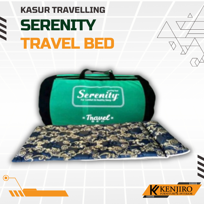 Travel Bed Serenity Kasur lipat Kasur lantai Kasur camping