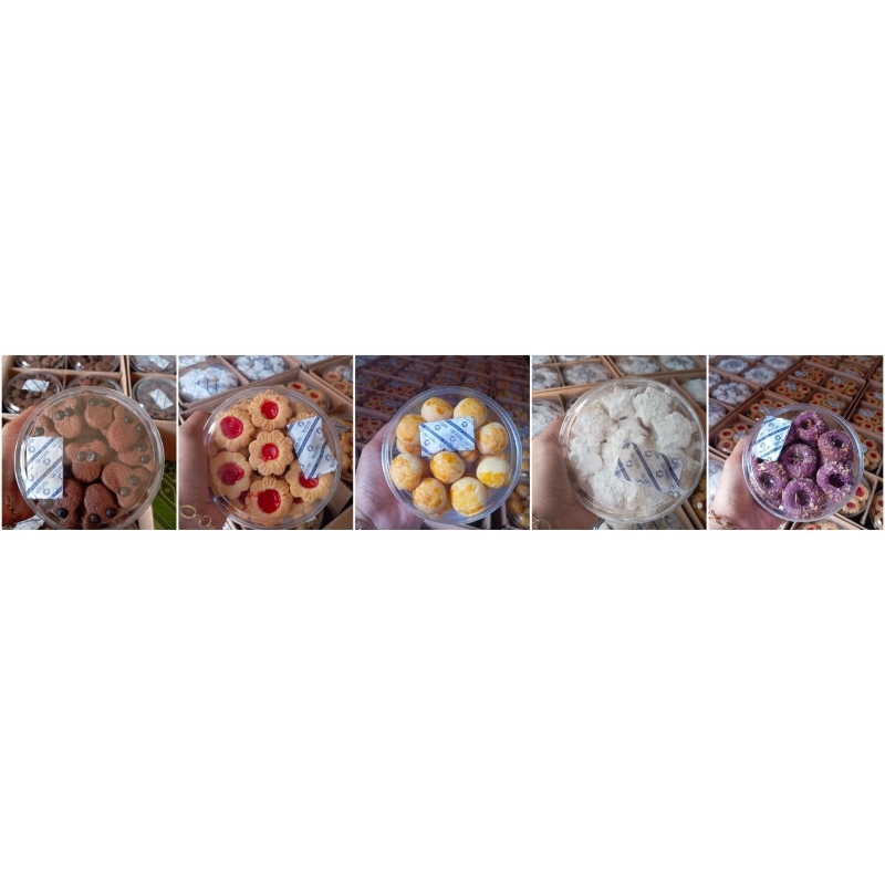 

Kue Kering Home Made 250gr | Kue Kering Toples | KuKerCoklat KuKerDahlia KuKerNastar KuKerSalju KuKerTaro