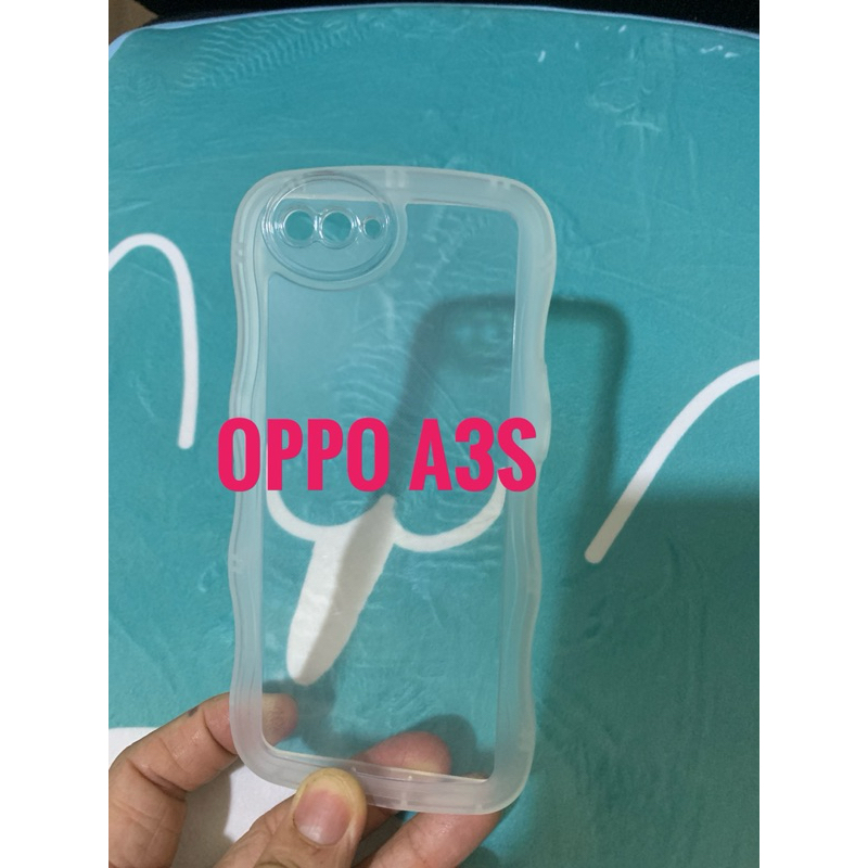 case Gelombang bening tebal oppo A3S