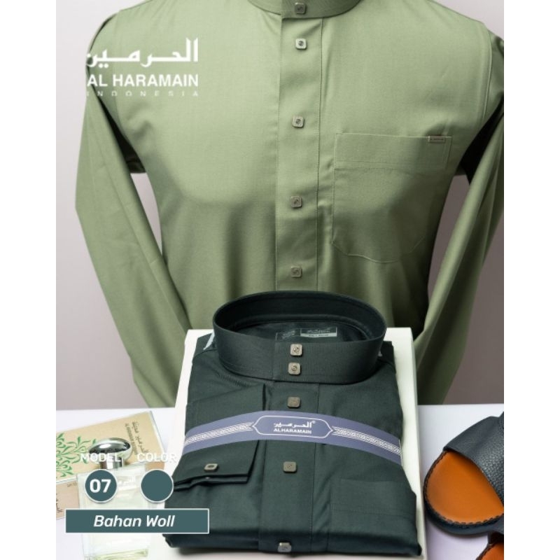 GAMIS JUBAH WOL AL HARAMAIN PREMIUM 07 DEWASA