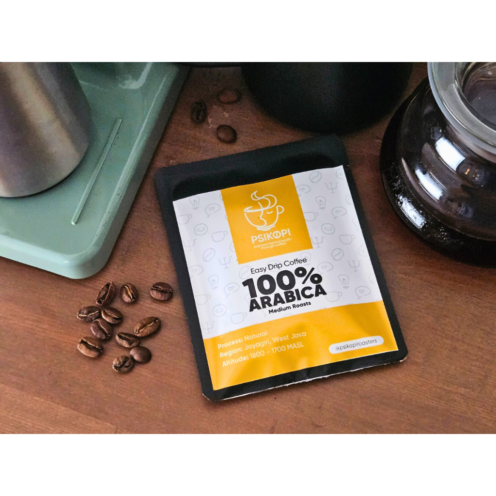 

Psikopi Roasters Coffee Drip Bag/filter - 15 grams - Gratitute Arabica Coffee Natural