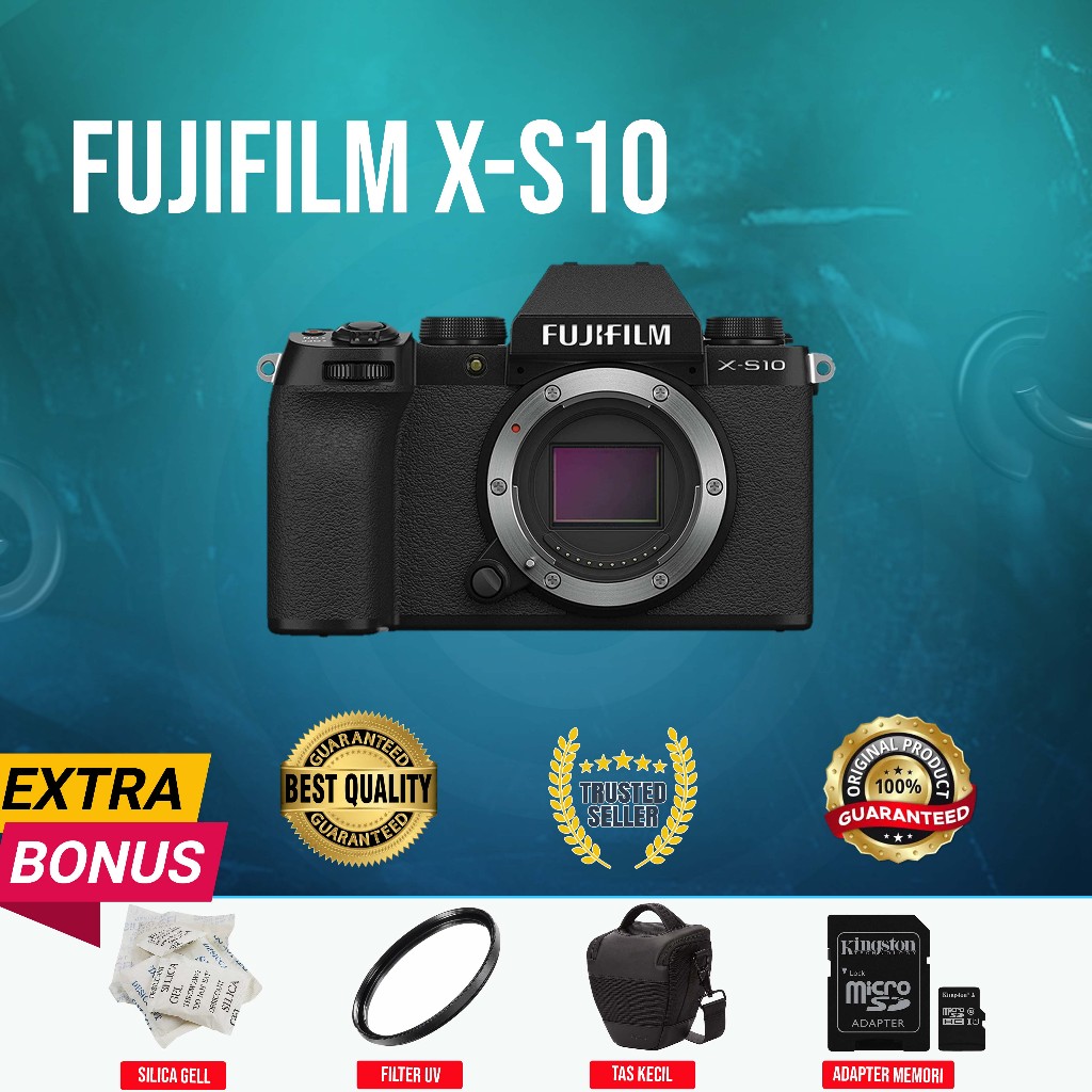 [GUBUK KAMERA] MIRRORLESS FUJIFILM FUJI X-S10 XS10 BODY ONLY ORIGINAL NORMAL MULUS (Second)