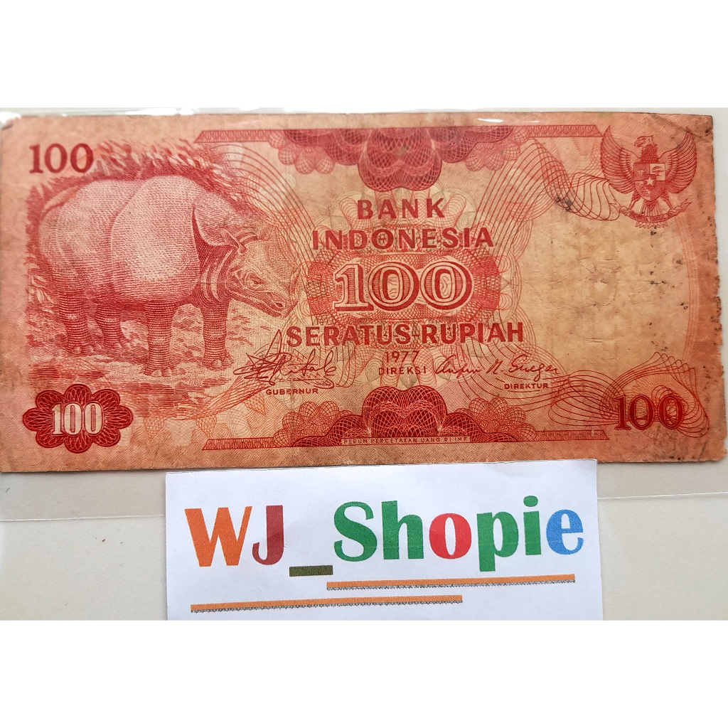 Uang Kuno 100 rupiah 1977