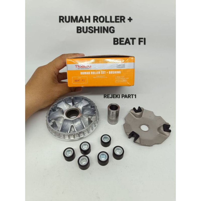 RUMAH ROLLER SET + BUSHING BEAT FI / BEAT FI INJEKSI RUMAH ROLLER KOMPLIT ( THALLAND)