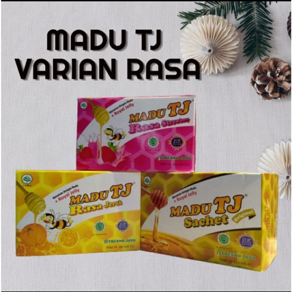 

Madu TJ Sachet satuan ecer varian rasa - Jeruk