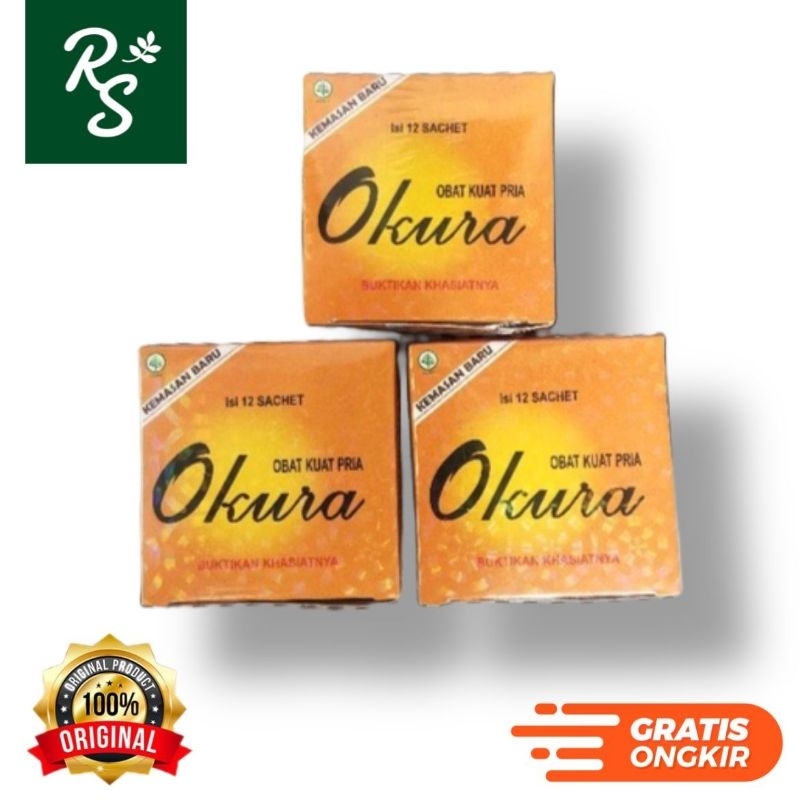100% ORIGINAL OKURA TAHAN LAMA asli