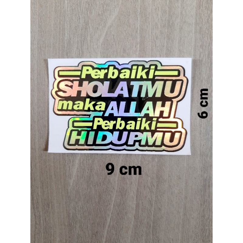 

STIKER GUTTING PERBAIKI SHOLAT MU MAKA ALLAH PERBAIKI HIDUPMU