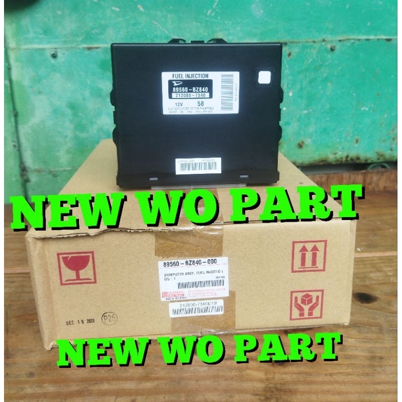 89560-BZ840/41 Ecu Mobil komputer All New avanza/Xenia 1300cc VVT-i tahun 2012-2015