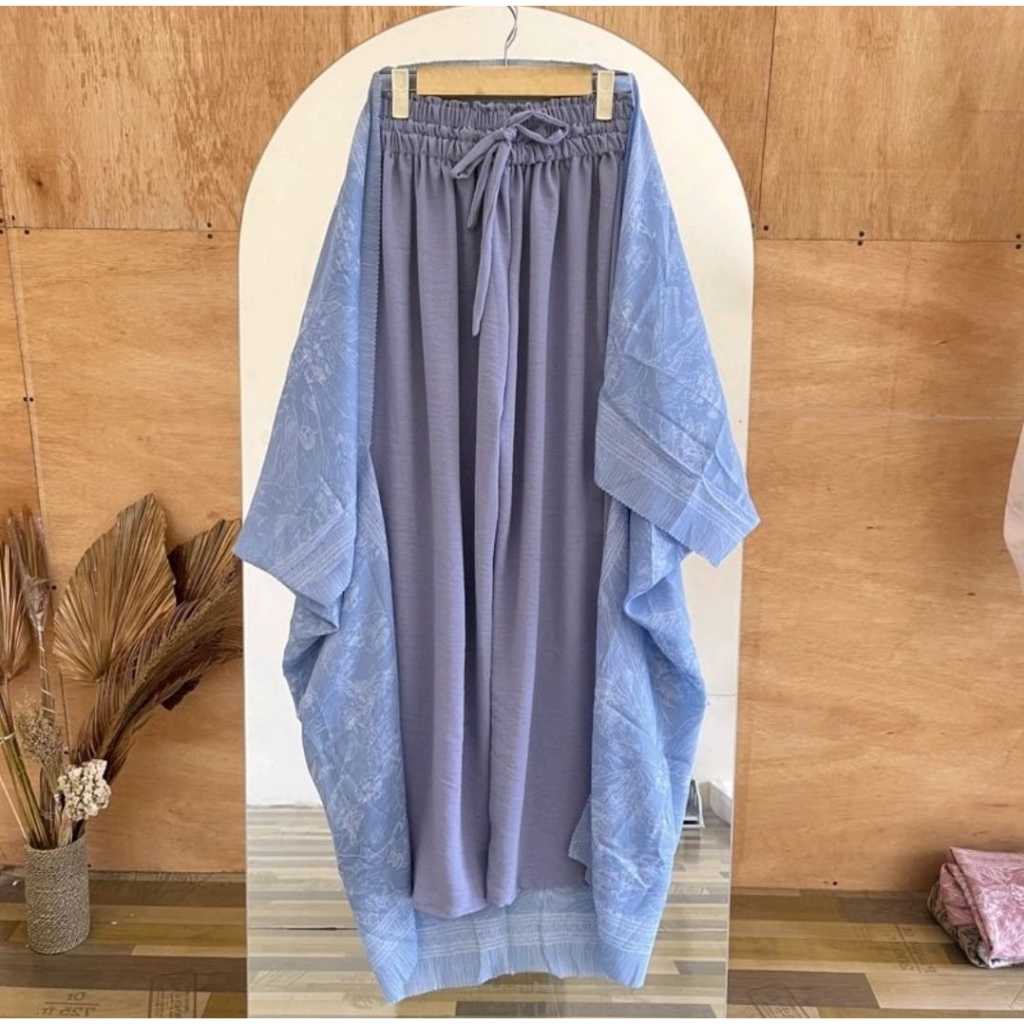 ONESET OUTER SCRAF KULOT CRINKLE / SETELAN OUTER SCRAF DAN KULOT CRINKLE