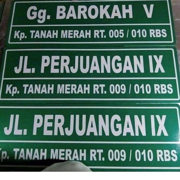 ART D5Y Plang NAMA JALAN Custom