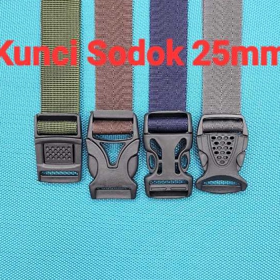 Terbaru Buckle Plastik PP Lokal  Kunci Sodok 25mm  SW1