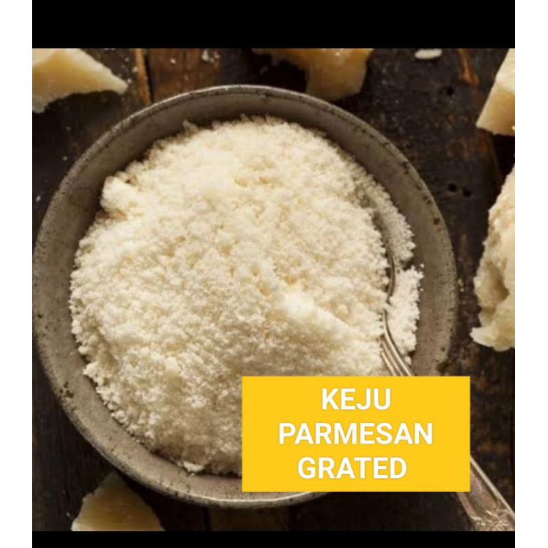 

Keju Parmesan 250gr/Parmesan premium/Grated bubuk parmesan