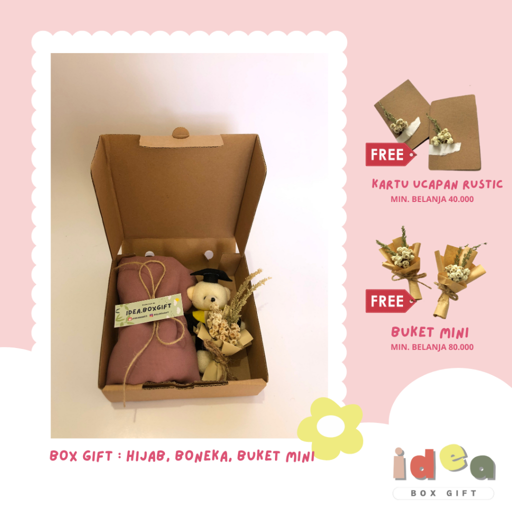 

GiftBox Hijab / Hampers Hijab / Kado Wisuda