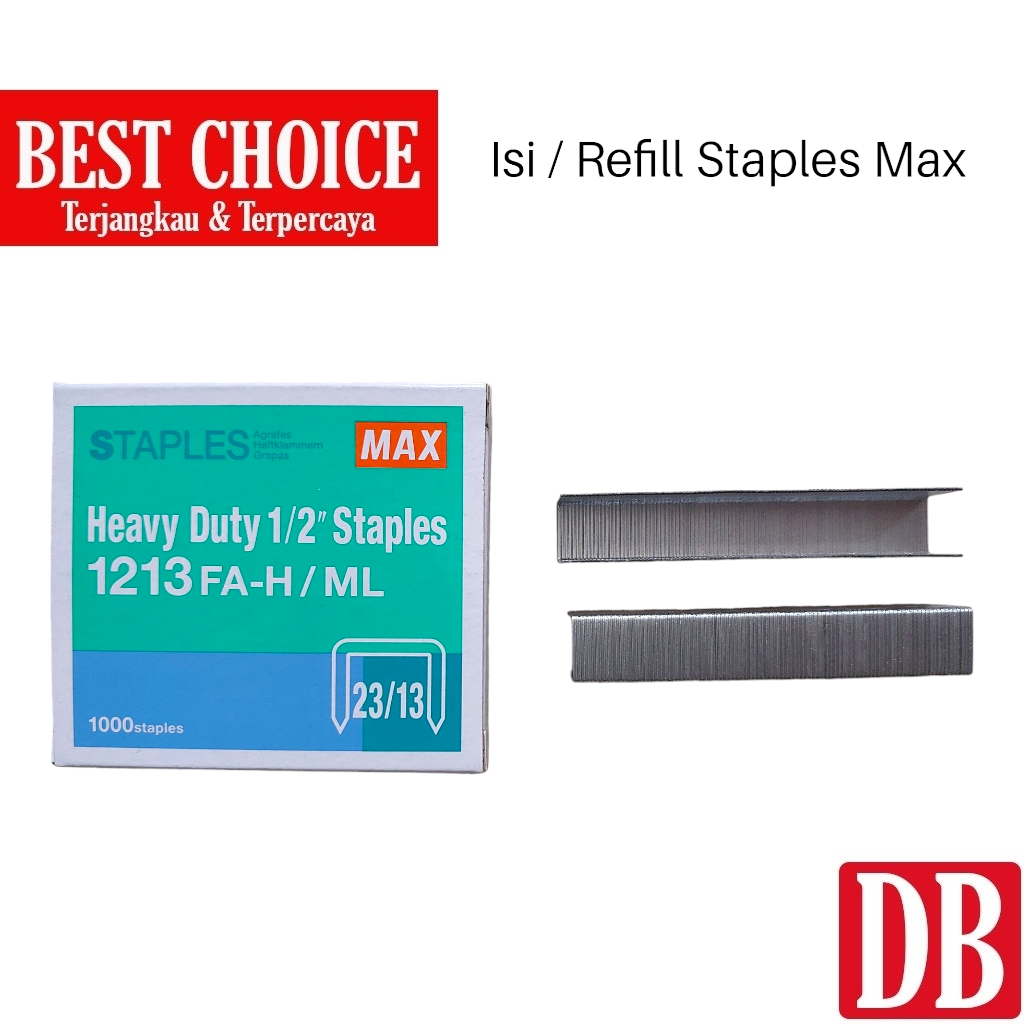 

Refill / Isi Staples Tembak / Gun Tacker MAX 1213 FA-H/ML (23/13) (1pcs)
