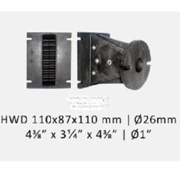 Horn line array corong driver tweeter plastik 110X87 AWSR (Small)