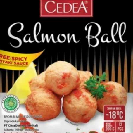 

Salmon Ball Cedea ( Olahan ikan ) 200gr isi 12pcs