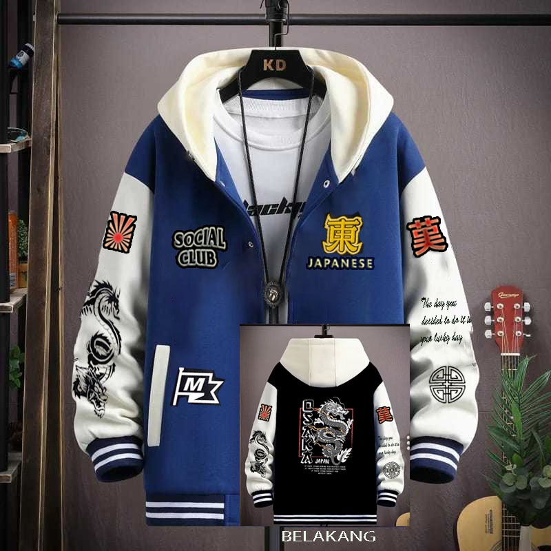 Jaket Baseball Varsity Pria FULLPRINT / Jaket Varsity Pria Vintage New Arrival / Jaket Baseball Pria