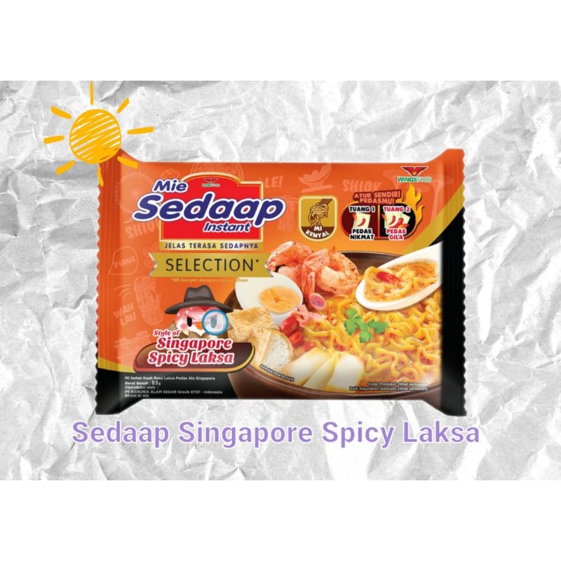 

Mie Instant Kuah Sedaap Selection Singapore/ Singapur Spicy Laksa