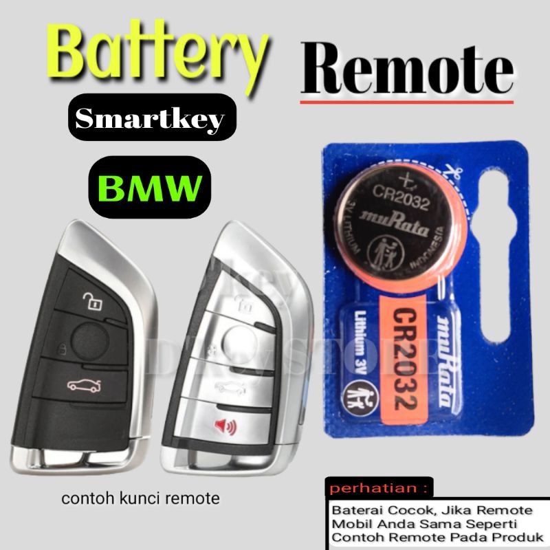 Baterai Battery Batre Batrai Untuk Remote Remot Mobil Bmw E60 E63 E64 E65 E66 E70 E71 E72 E81 E82 E8