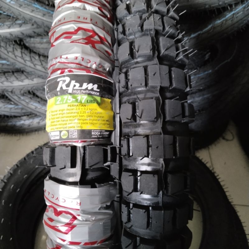 BAN CROSS RPM RING 17 DEPAN BELAKANG BAN CROSS BARU