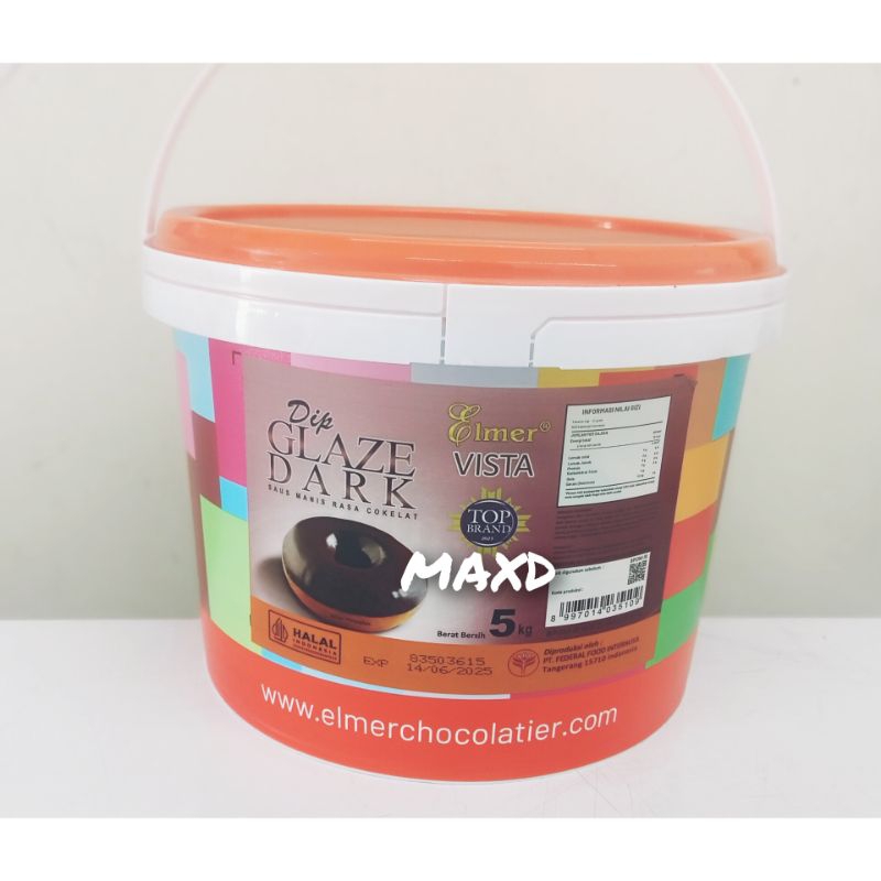 

ELMER Vista Dip Glaze Dark Repack 1 kg