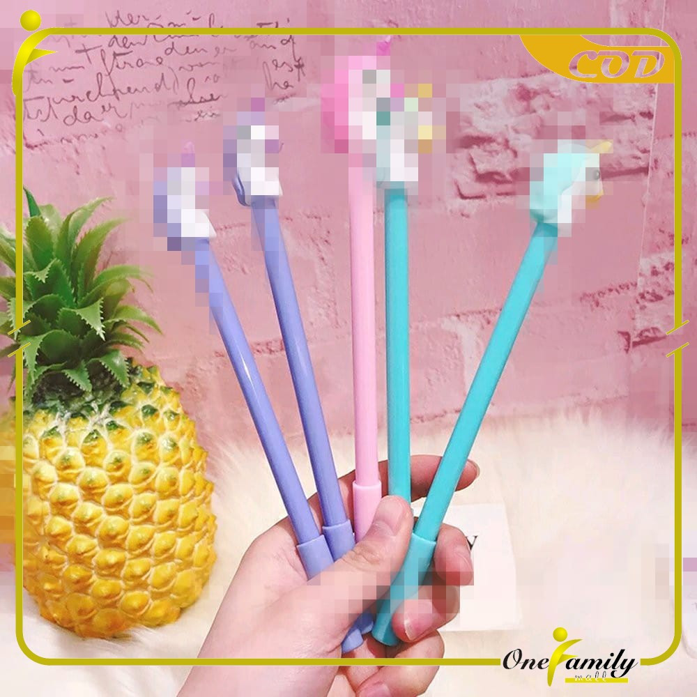 

ONE-A8 Pena / Pulpen Karakter Kuda Lucu / Pen Gel Kuda Pony Stationary