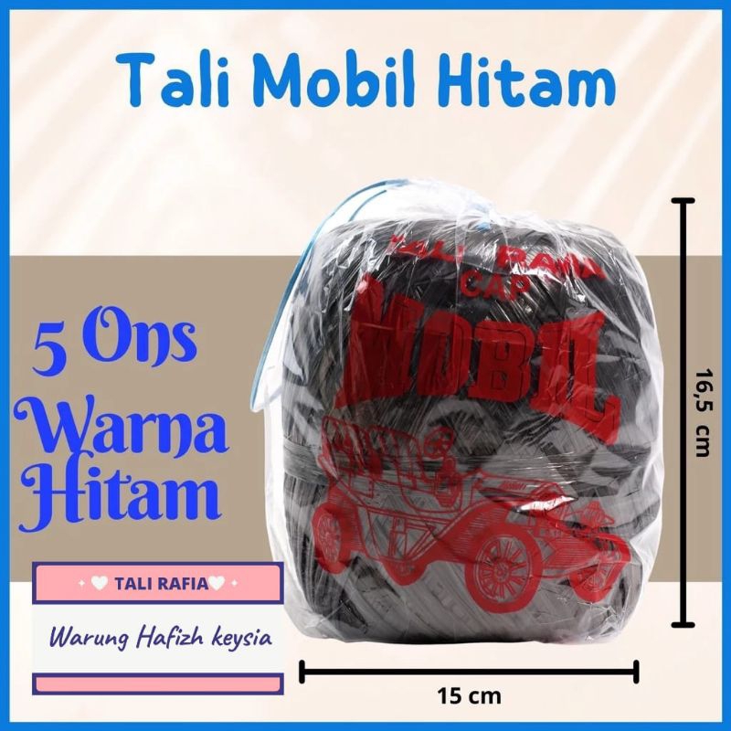 

tali rafia plastik warung Hafizh keysia merek mobil warna hitam