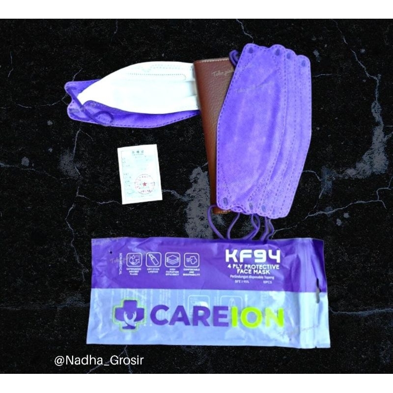 MASKER KF94 UNGU // MASKER KF94 DEWASA // NADHA GROSIR
