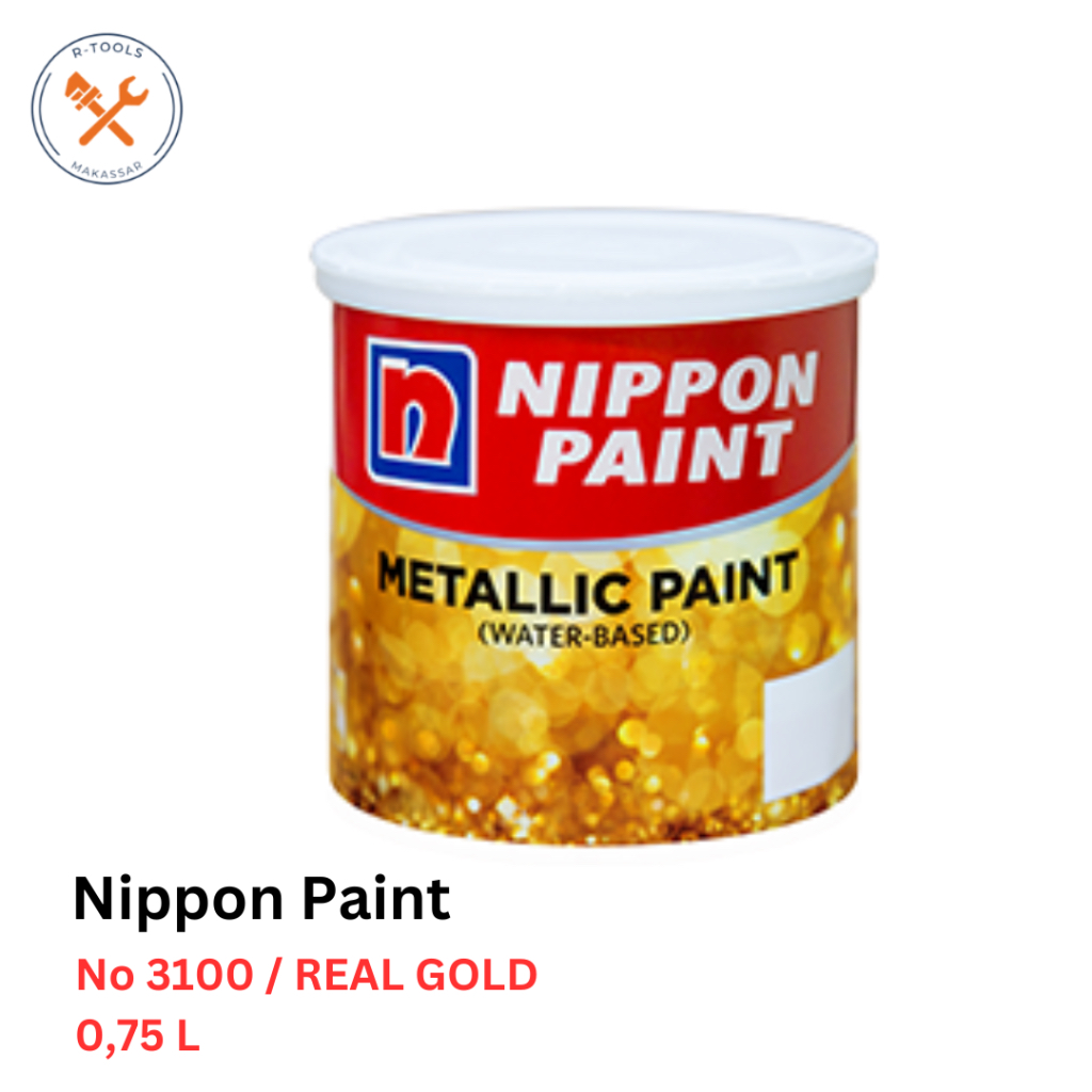 METALLIC PAINT (WATER-BASED) Nippon Paint / Cat GOLD Nippon / 3100 REAL GOLD