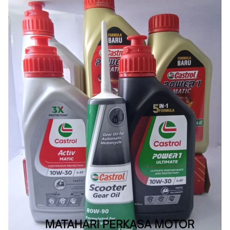 Oli Castrol Buat Motor Bebek,Sport,Matic,.Original 100%