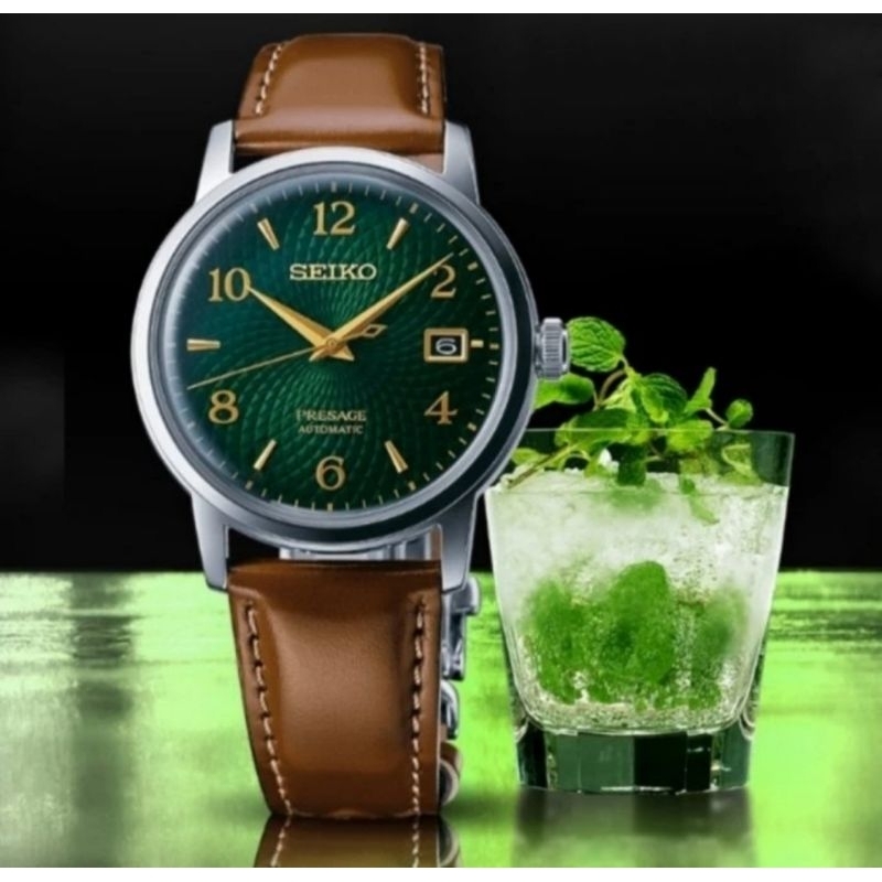 Seiko SRPE45#SRPE45#SRPE45J1#Seiko SRPE45J1#Seiko Mojito Cocktail green dial SRPE45J1