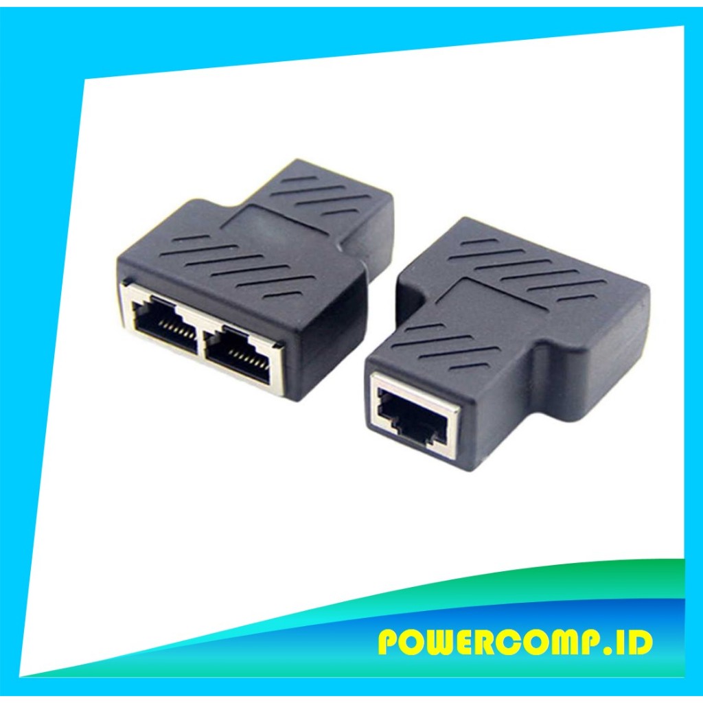 LAN Ethernet Network Splitter 1to2 Adapter Connector RJ45 Splitter Adapter Connector Rj45 Lan