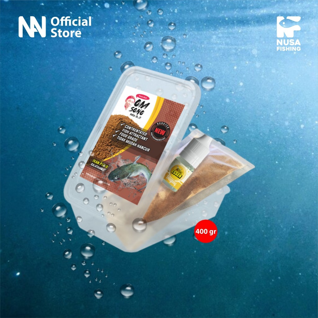 PAKET UMPAN MANCING GALATAMA NUSA BAIT OM SONO MIX IT UNTUK IKAN PATIN