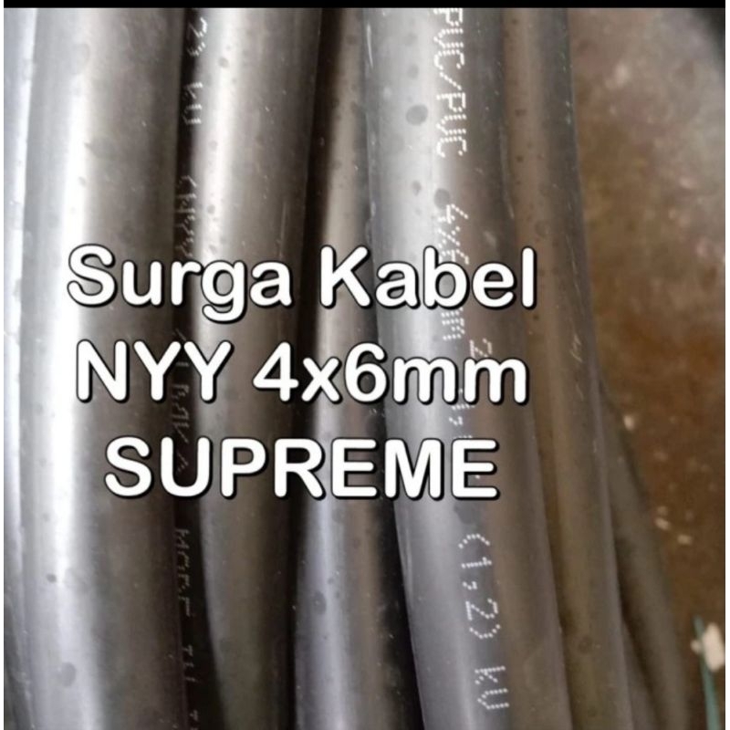 Nyy 4X6 Mm Supreme /Kabel Tufur Nyy 4 X 6 Mm Supreme