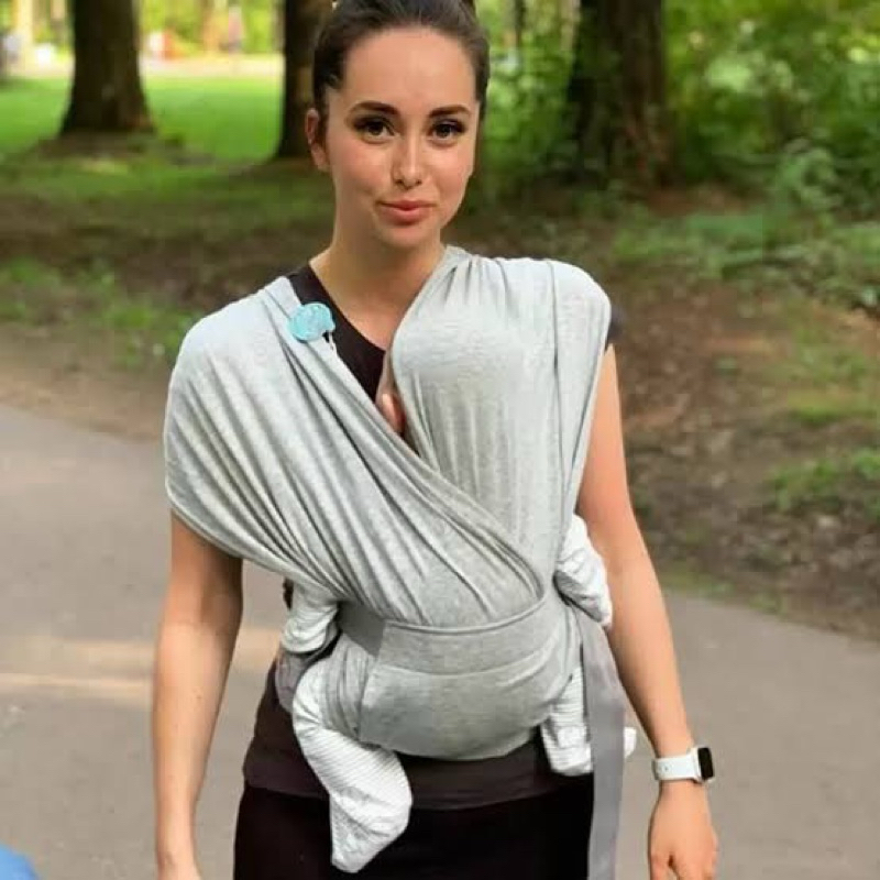 Wrap pognae step 1 cotton - medium grey