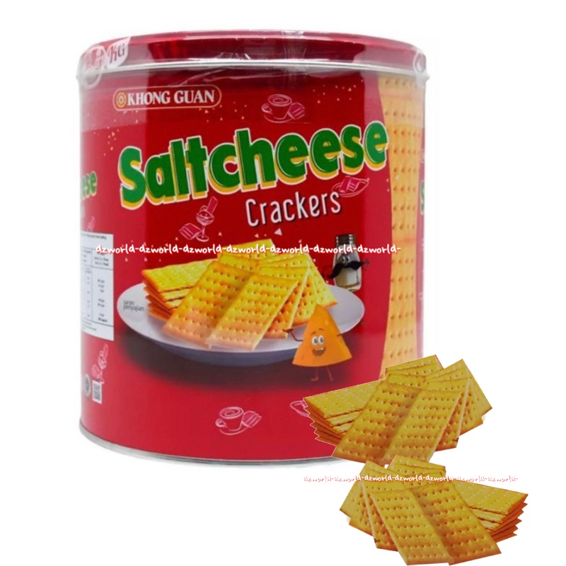 

Khong Guan 336gr Saltcheese Crakers Snack Cemilan Keju Asin Salt Cheese Kong guan Kongguan Salted Chees Crack Kers