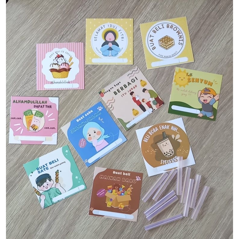 

Amplop Lebaran UNIK sedotan isi 10 pcs random tinggal pakai