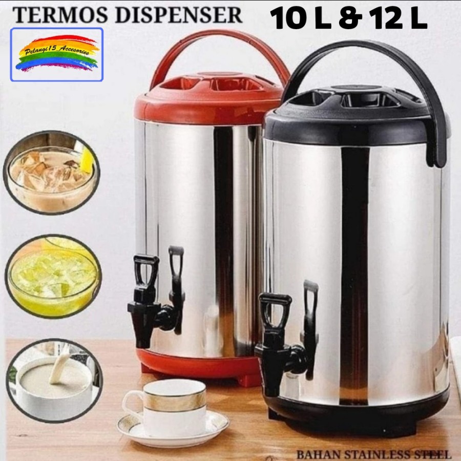 MILK TEA BUCKET 8 LITER/DISPENSER AIR DINGIN/DISPENSER JUALAN ES