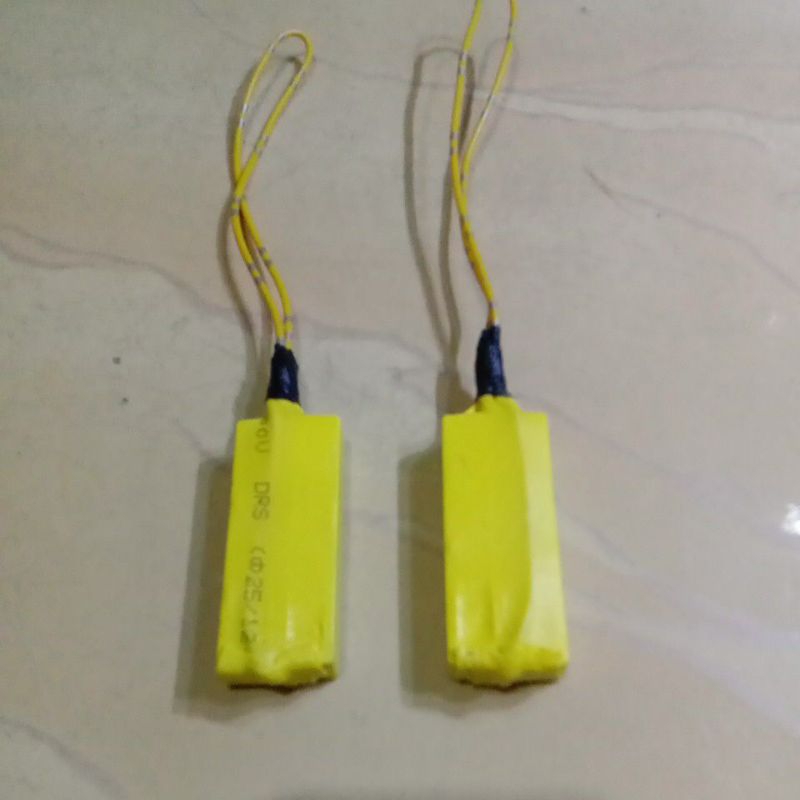 Resistor sein  Modul kedip pelan sein running .