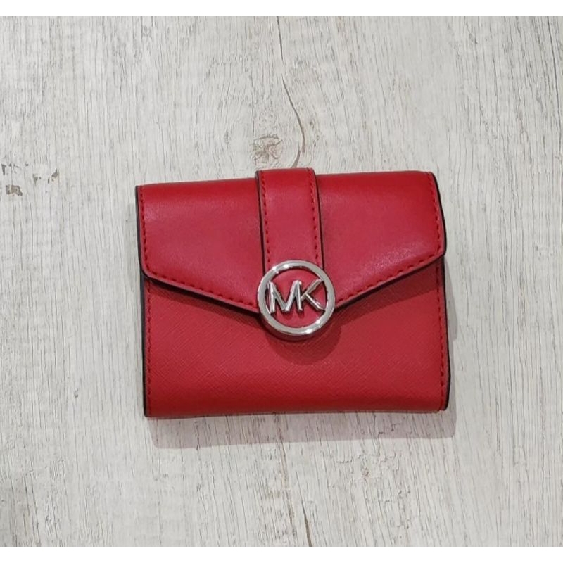 new dompet MK Carmen red original authentic