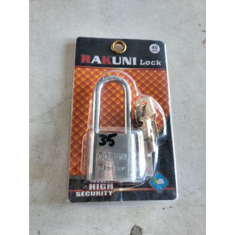 gembok koper kecil 20mm kuning - gembok pagar 30mm - gembok pagar besar 40mm - gembok pagar 50mm