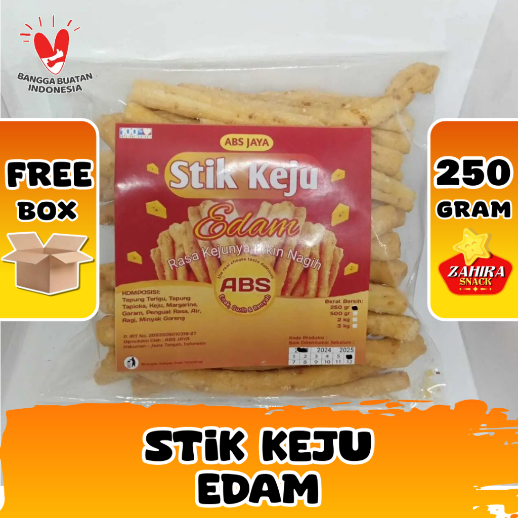 

Cheese Stick Keju Edam Madjeng Sari Premium 250gram