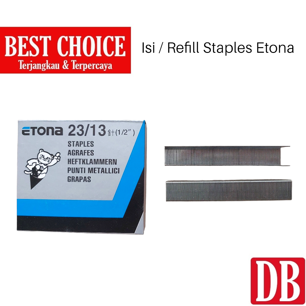 

Refill / Isi Staples Tembak / Gun Tacker Etona 23/13 (1pcs)