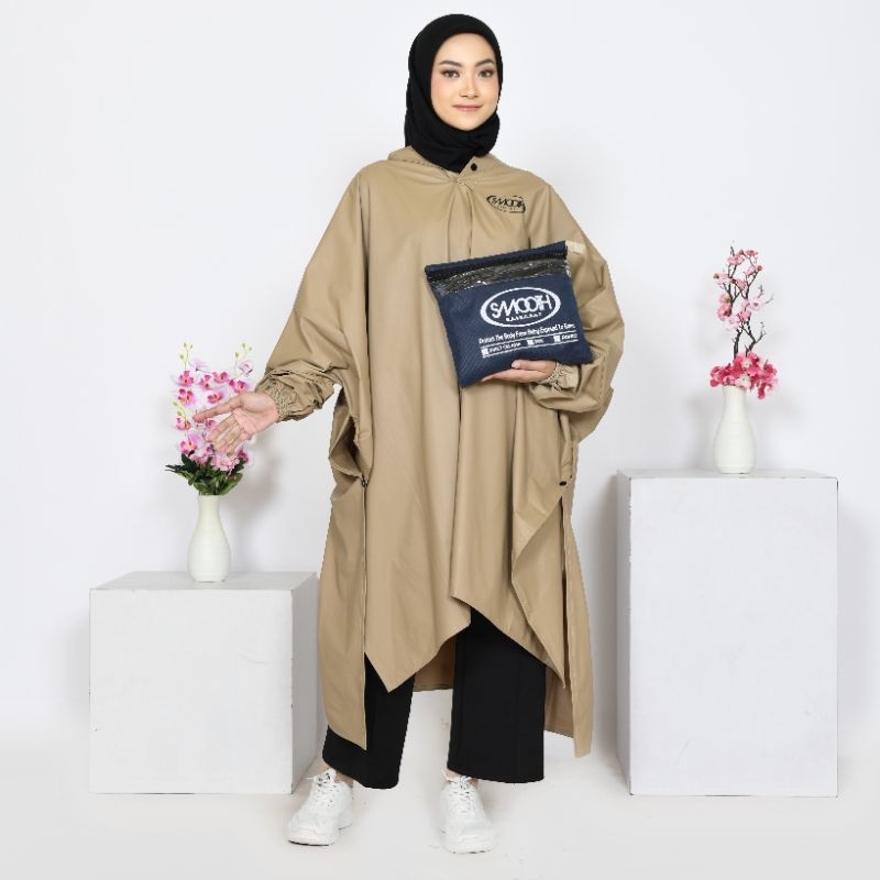 RAINCOAT LENGAN PANJANG JUMBO/KELELAWAR TERBAIK BY SMOOTH