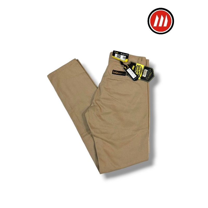 Celana chino lois pria slim fit original