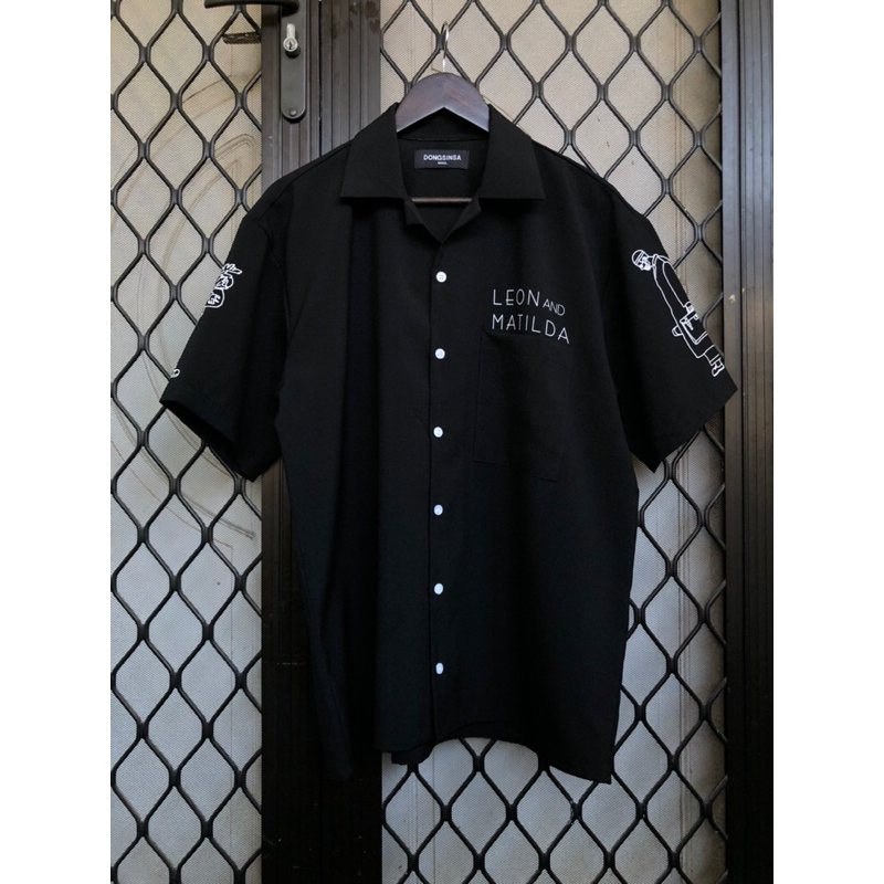 LEON AND MATILDA OPEN COLLAR SHIRT