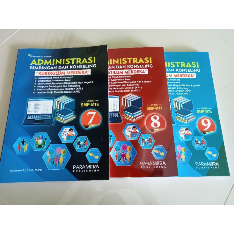 Buku administrasi bimbingan dan konseling kurikulum merdeka untuk SMP SMA SMK